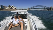 Spectre boat Sydney Harbour
