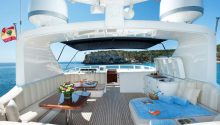 Aurora boat top deck
