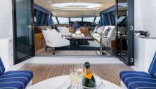 Crystal Blue boat rear deck