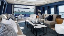Crystal Blue boat interior
